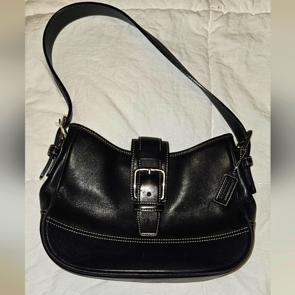Vintage Coach Classic Hampton Soho Bag Purse Black